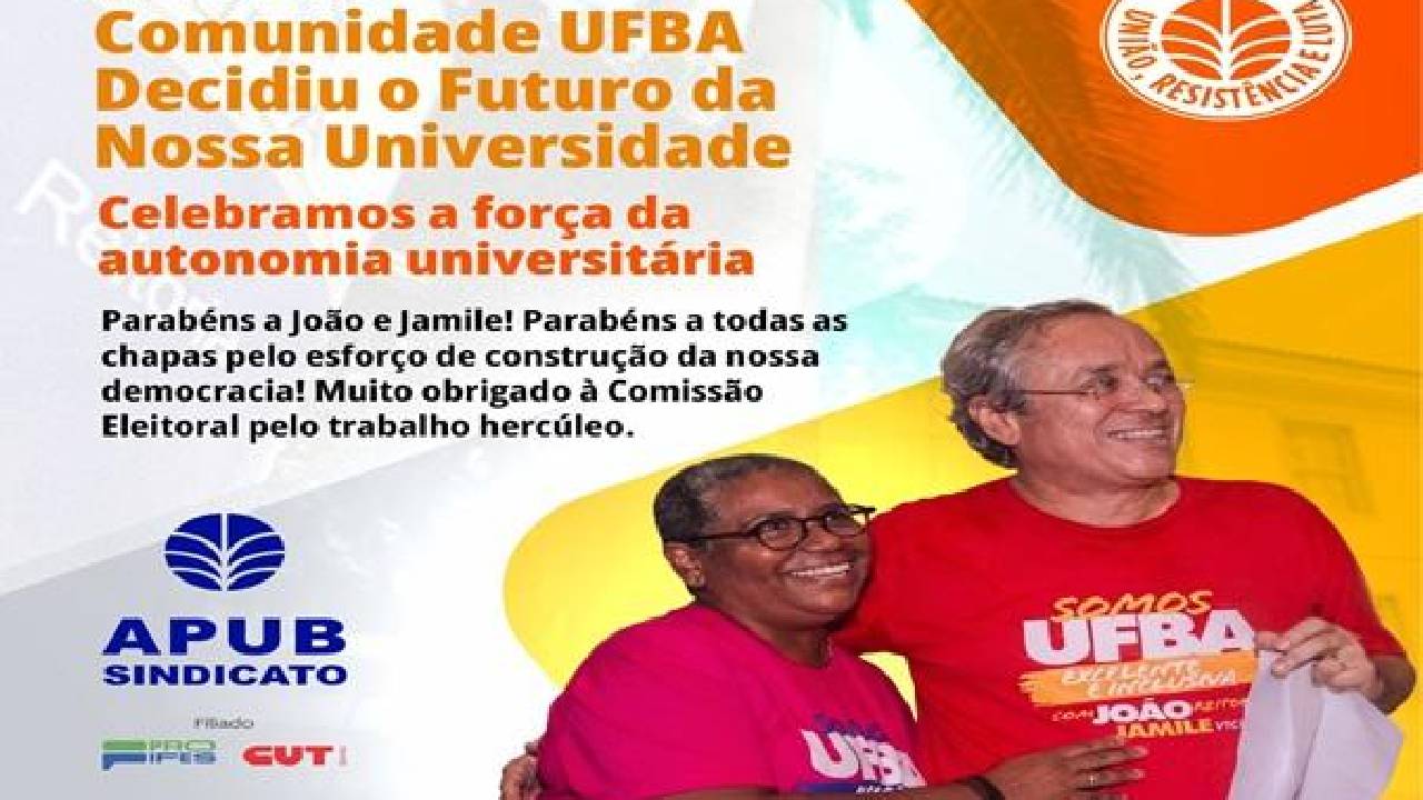 APUB celebra a força da autonomia universitária com primeira eleição direta para a Reitoria da UFBA