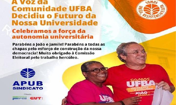 APUB celebra a força da autonomia universitária com primeira eleição direta para a Reitoria da UFBA