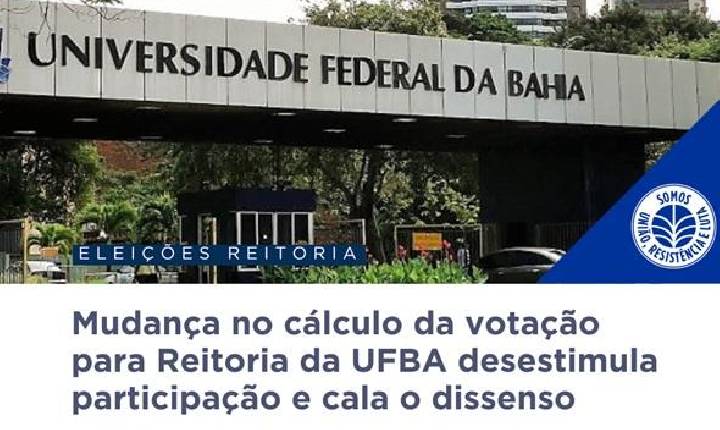 Denúncia: mudança no cálculo da votação para Reitor desestimula participação e cala o dissenso