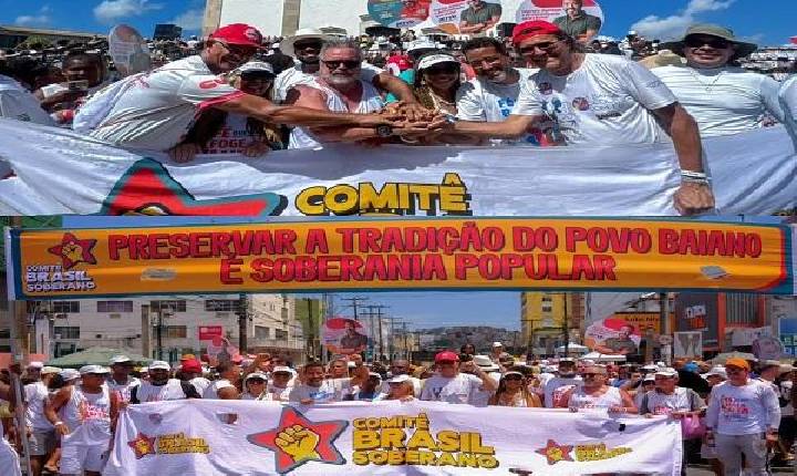 Na Lavagem do Bonfim, Sindipetro Bahia pauta a defesa da soberania nacional