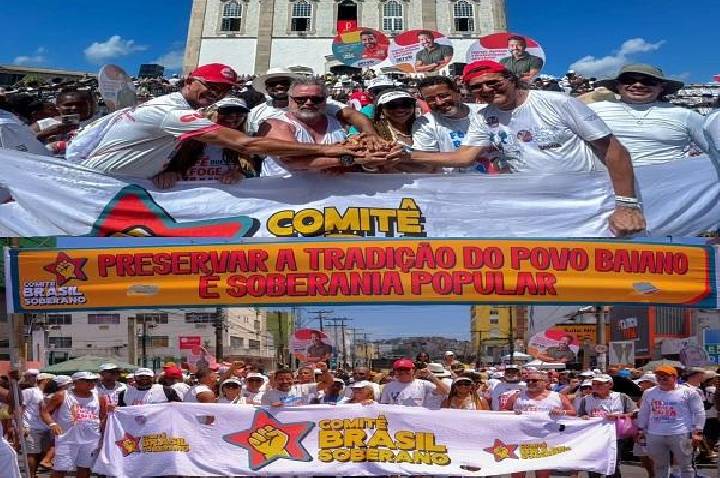 Na Lavagem do Bonfim, Sindipetro Bahia pauta a defesa da soberania nacional