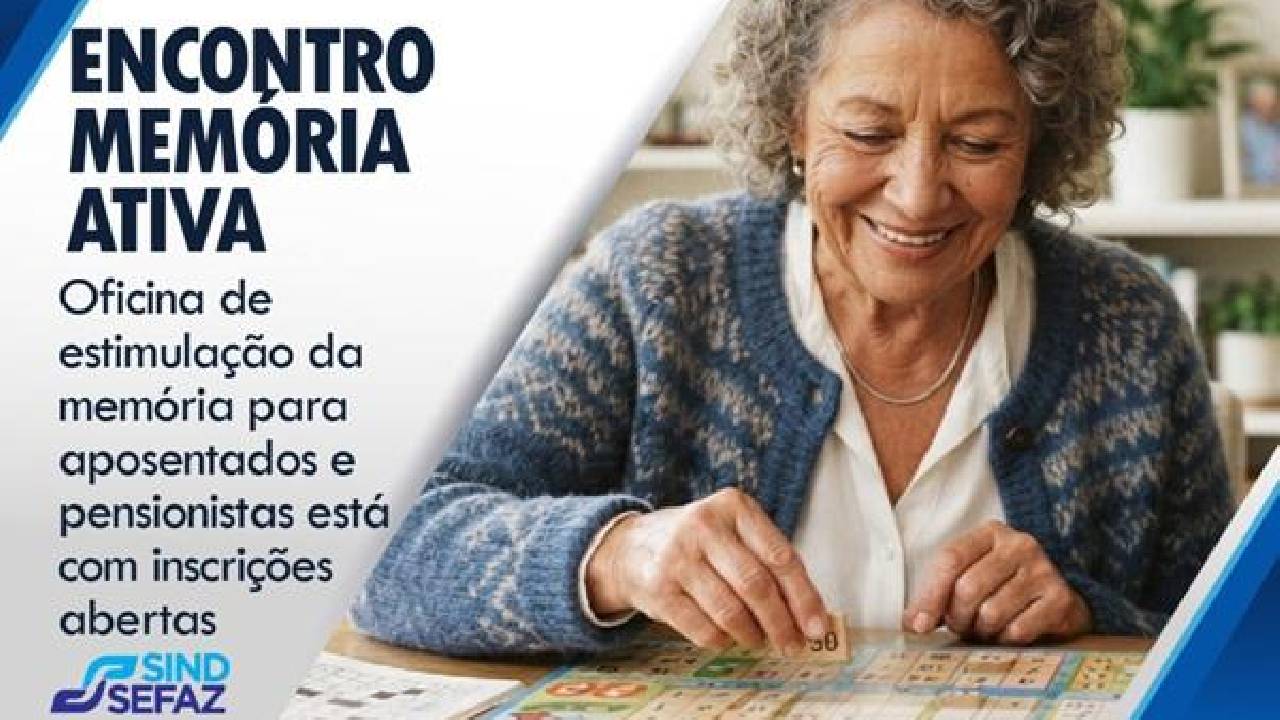 Oficina de estimulação da memória para aposentados e pensionistas está com inscrições abertas