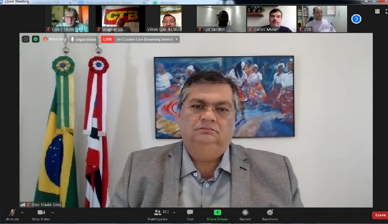 Dino defende revogação da legislação antissindical