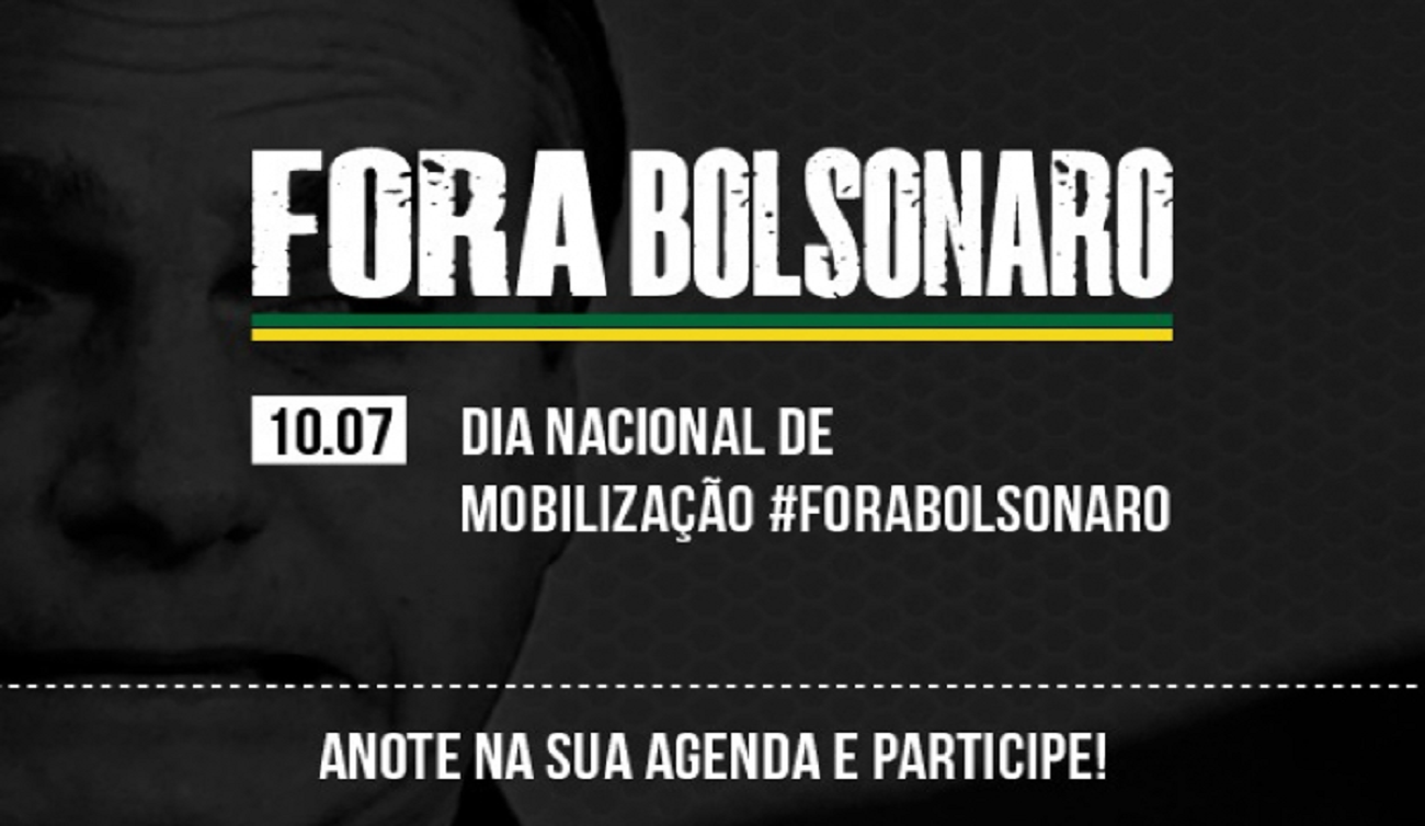 Centrais e movimentos lançam campanha ‘Fora, Bolsonaro’