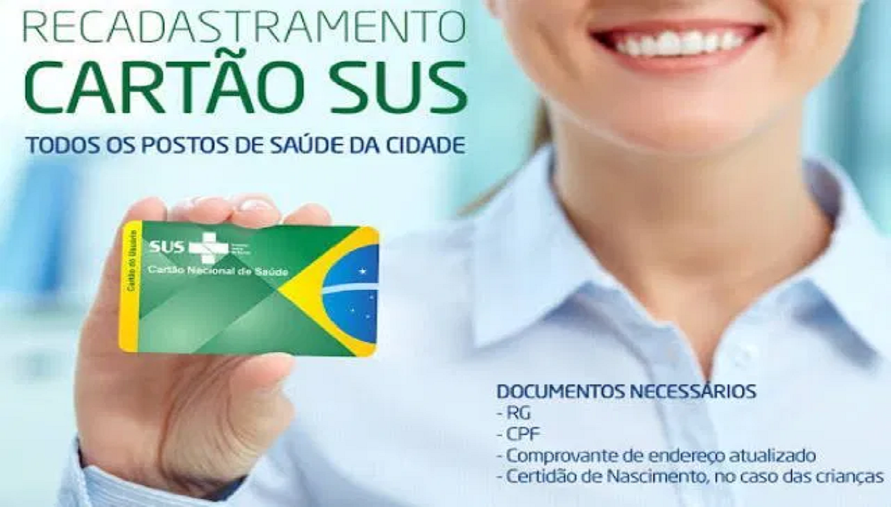 Prazo para recadastramento no SUS é prorrogado até 30 de setembro