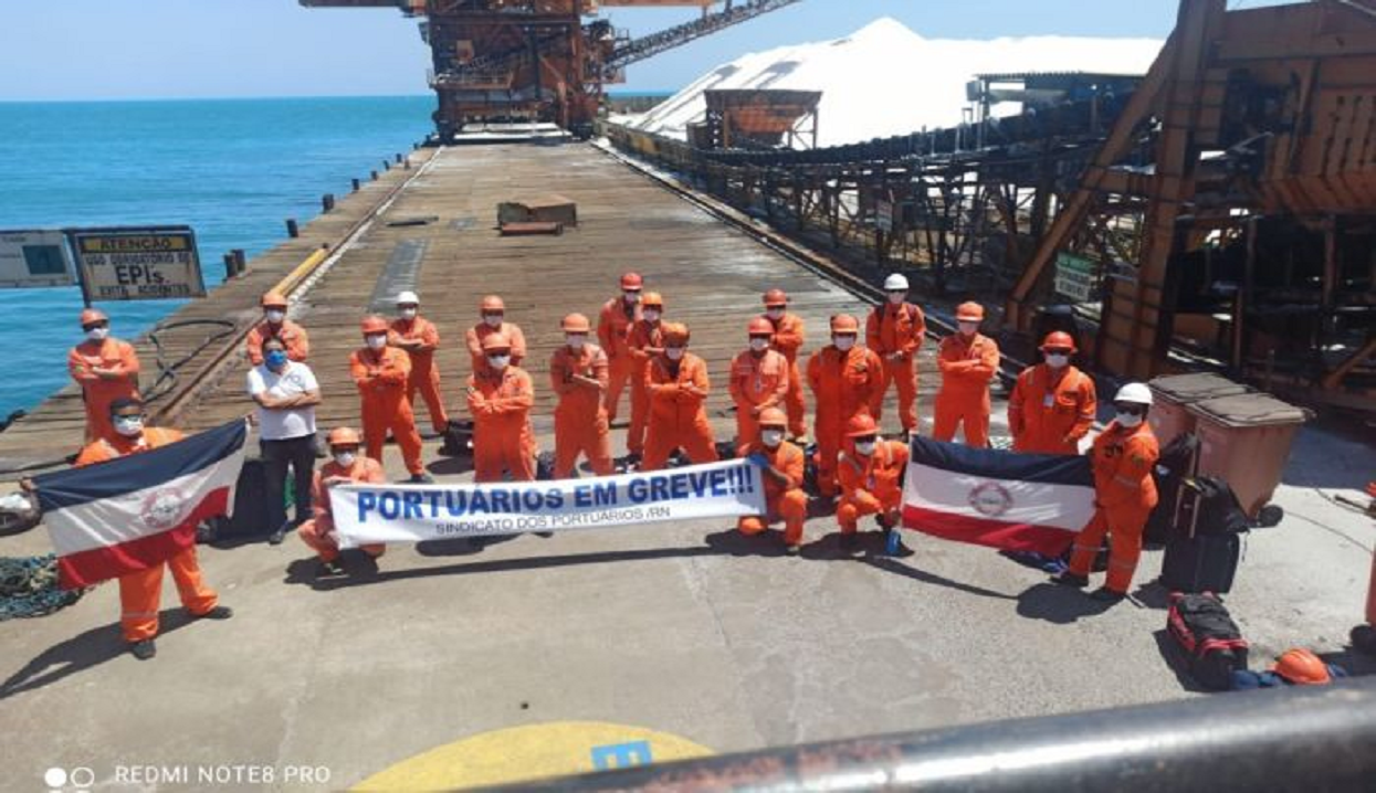 Portuários do Porto-Ilha estão em greve por tempo indeterminado