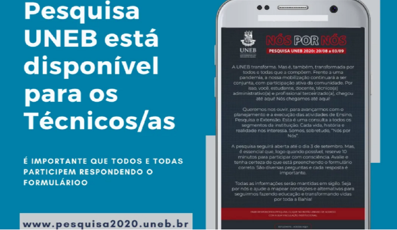 SINTEST convoca categoria para responder pesquisa UNEB