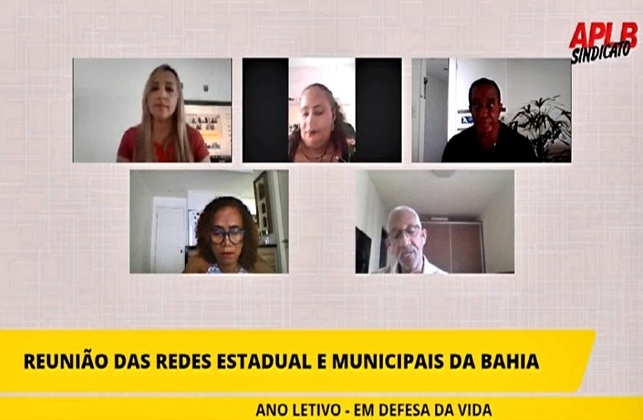 APLB debate retorno às aulas presenciais com participação e apoio em massa da categoria