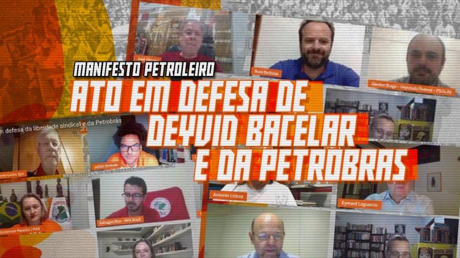 Ato virtual em solidariedade a Deyvid Bacelar reúne militância de todo o país