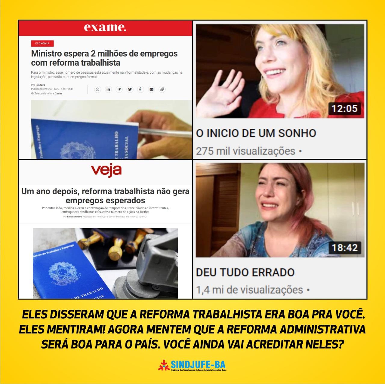 Eles mentem que a Reforma Administrativa será boa para o País