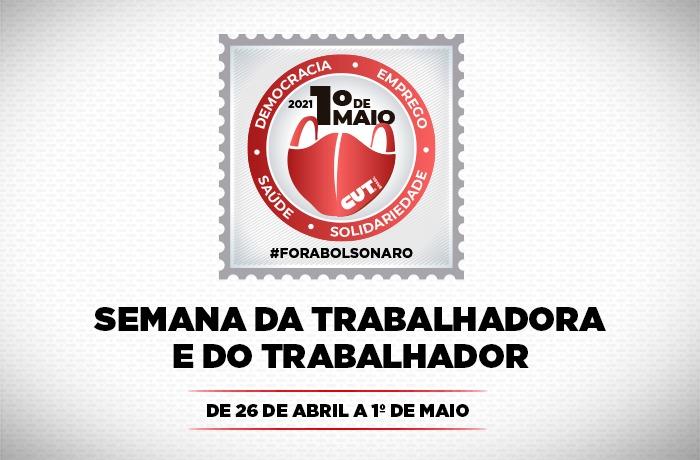 Estaduais e ramos da CUT realização atividades com temas específicos a cada dia