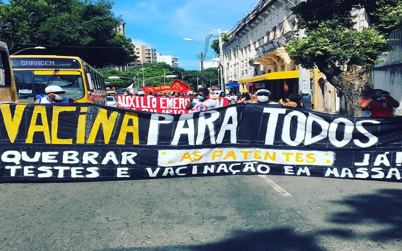 Milhares protestam contra governo Bolsonaro e em defesa da Educação e vacina