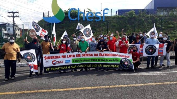 Sinergia mobiliza chesfianos contra a privatização