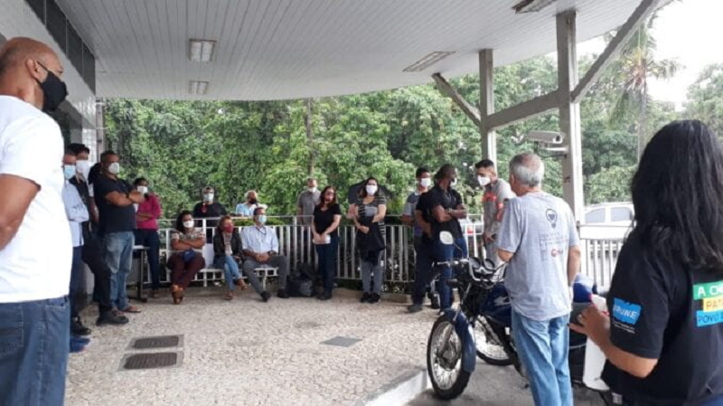 Chesfianos realizam ato contra privatização