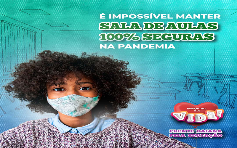 É impossivel manter as salas de aula 100% seguras na pandemia