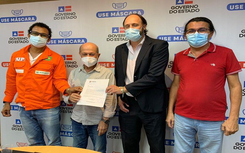 Sindipetro Bahia protocola na Secretaria Estadual de Saúde