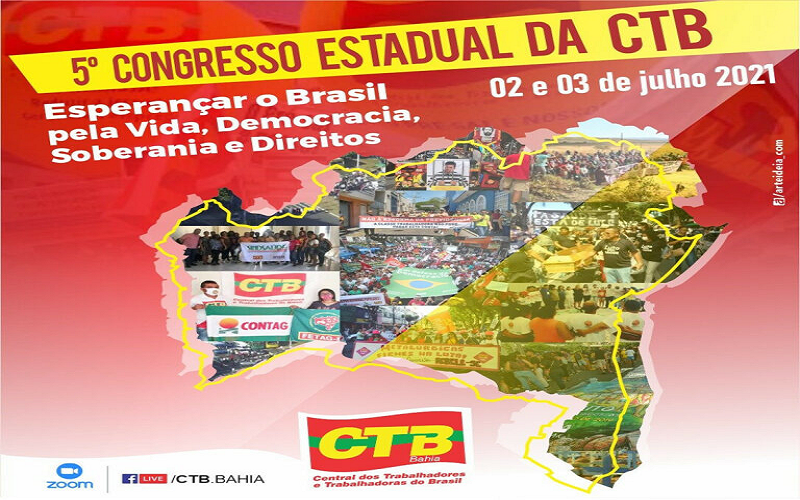 CTB realiza sete congressos estaduais em julho, começando nesta sexta pela Bahia
