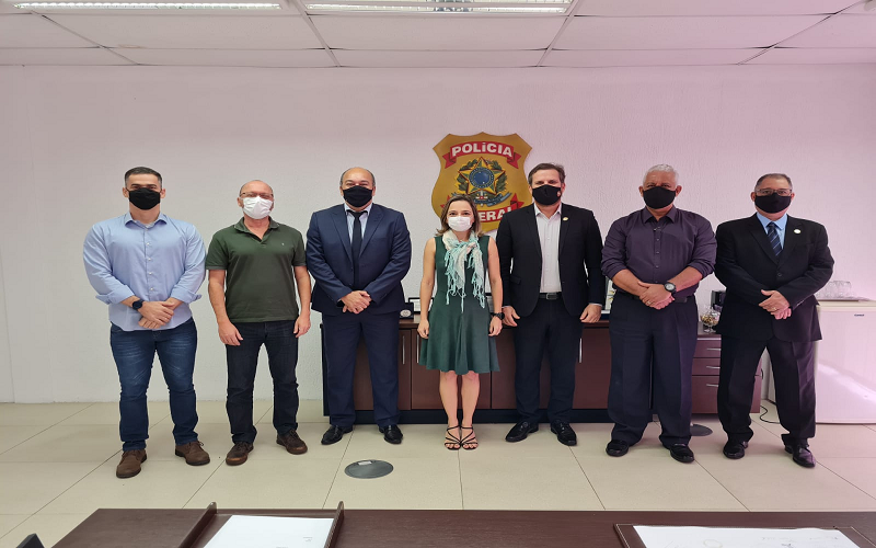 Sindipol Bahia, Fenapef e Ansef participam de reunião com nova superintendente da PF na Bahia