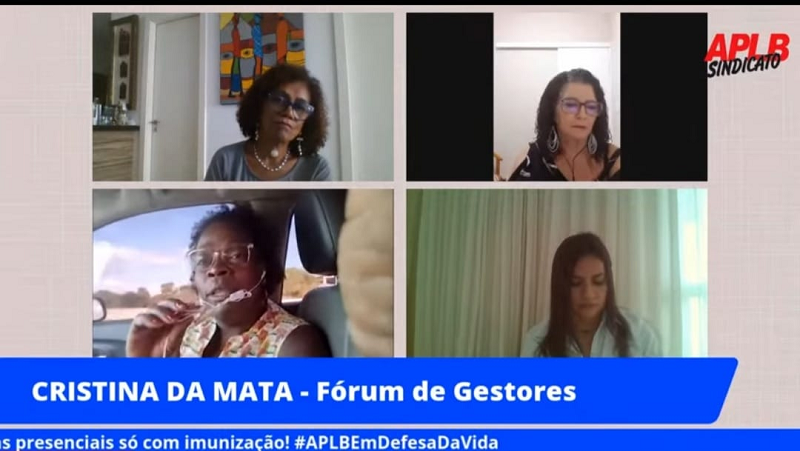 Trabalhadores em educação do município de Salvador discutem retomada das aulas presenciais