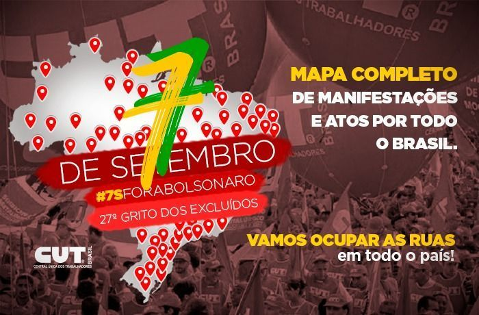 Atos de 7 de setembro pelo país mostra magnitude da mobilização popular