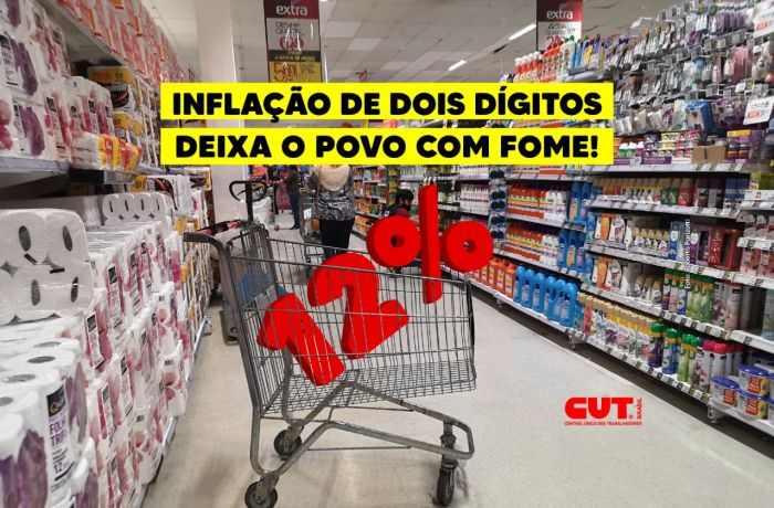 Inflação explode no Brasil e em 16 capitais chega a dois dígitos