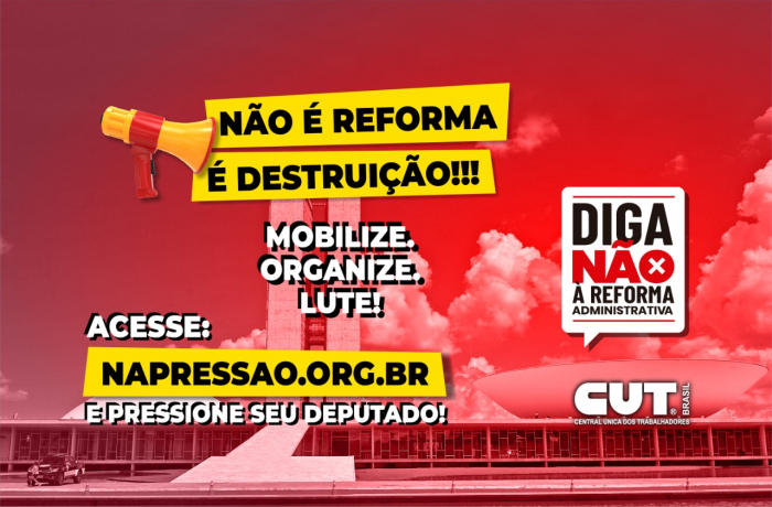 Servidores se mobilizam em Brasília e no país contra reforma Administrativa