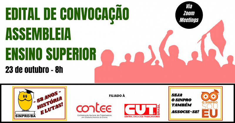 Edital de Convocação - Assembleia do Ensino Superior