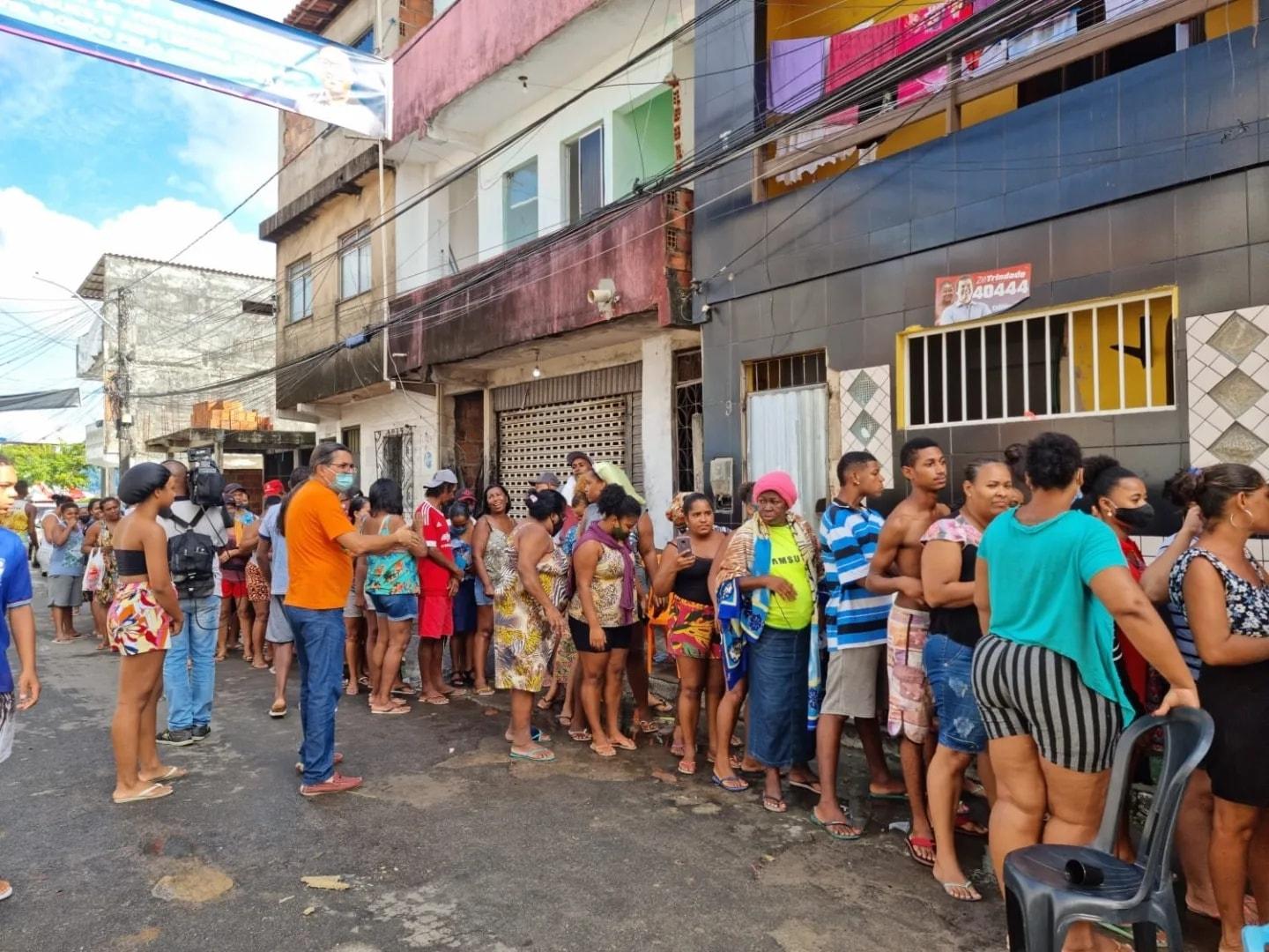 Grande procura por gás a R$ 50,00 em ação do Sindipetro Bahia