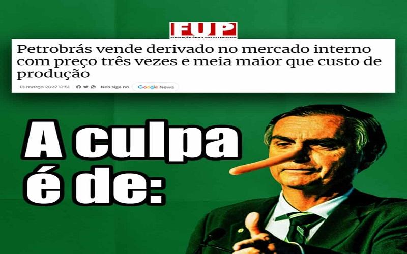 Petrobrás vende derivado no mercado interno com preço três vezes e meio maior que custo de produção