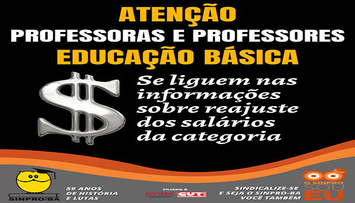 Atenção professoras e professores da educação básica