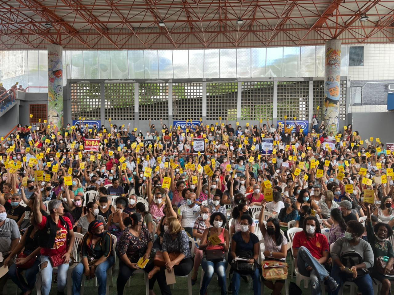 REDE MUNICIPAL – ASSEMBLEIA APROVA PARALISAÇÃO DE 48H