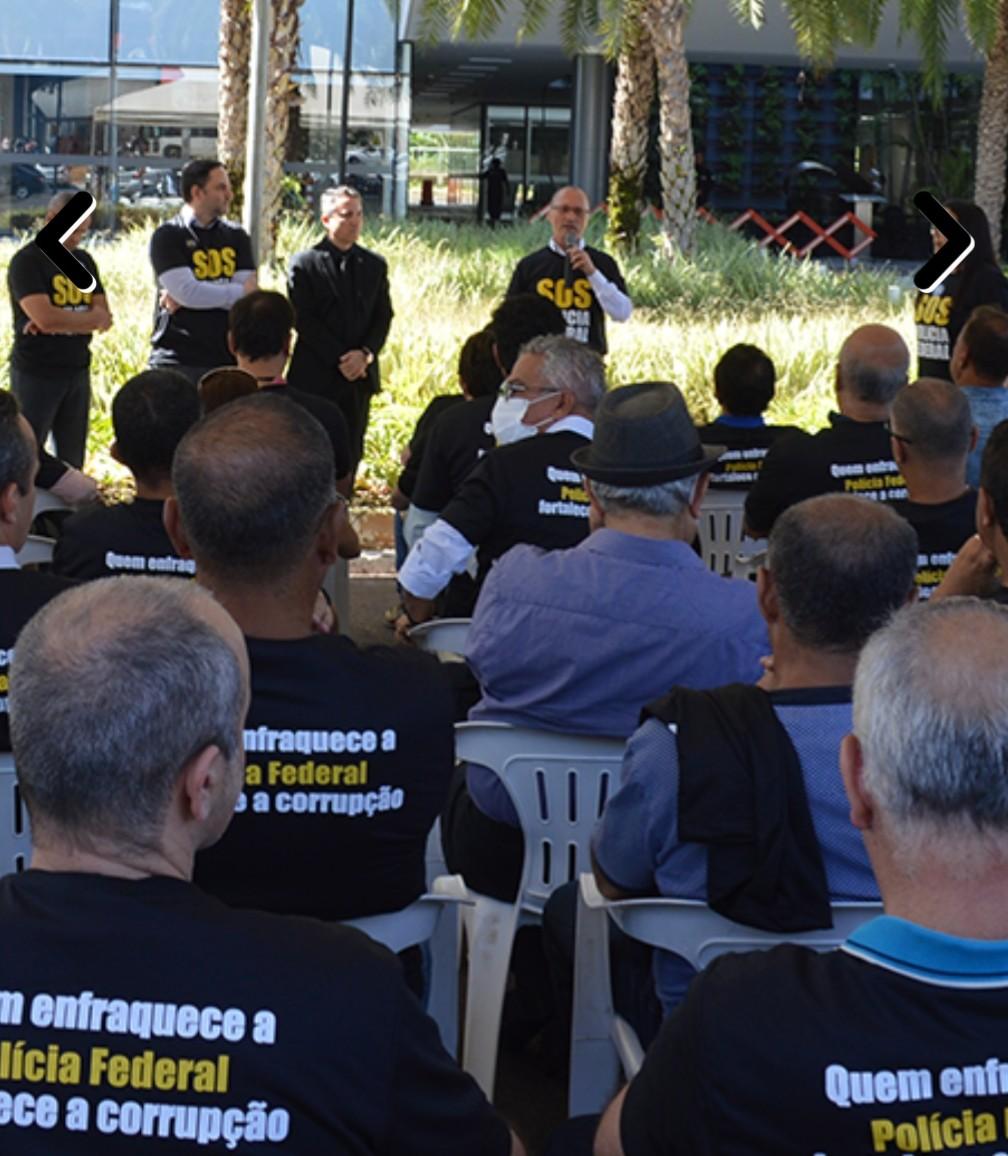 Policiais federais seguem em estado de mobilização para demonstrar insatisfação com o governo federal