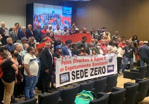 Sindae participou em Brasília do lançamento da Campanha Sede Zero