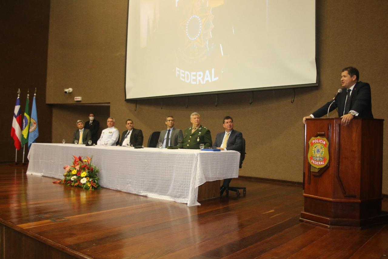 SINDIPOL-BA MARCA PRESENÇA EM POSSE DE NOVO SUPERINTENDENTE DA PF NA BAHIA