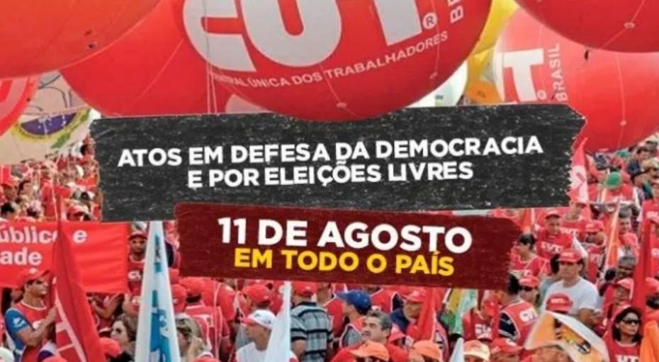 Brasileiros vão ocupar às ruas no dia 11 de agosto com atos em defesa da democracia