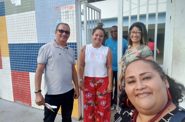 APLB promove visita nas escolas para conversar com educadores sobre demandas estruturais do ensino