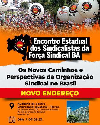 Evento da Força Sindical acontece em Salvador