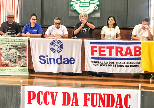 Sindae participa de planejamento do Dia de Luta Unificada dos (das) Servidores (as) Públicos (as) da Bahia