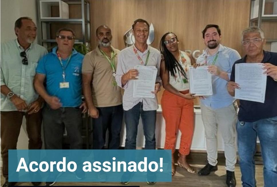 Acordo assinado!
