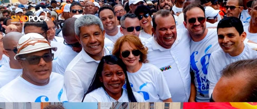 Sindpoc marca presença na Lavagem do Bonfim