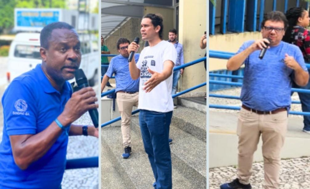 Sindae faz protesto na sede da Embasa contra precária prestação de serviços do plano de saúde corporativo