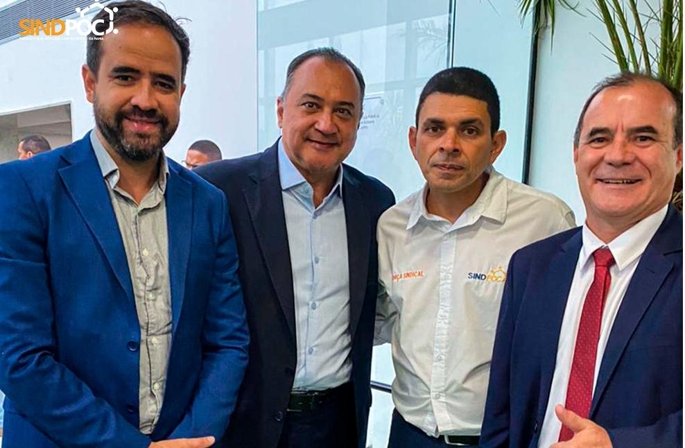 Sindpoc e Sindpep parabenizam novo secretário da Serin
