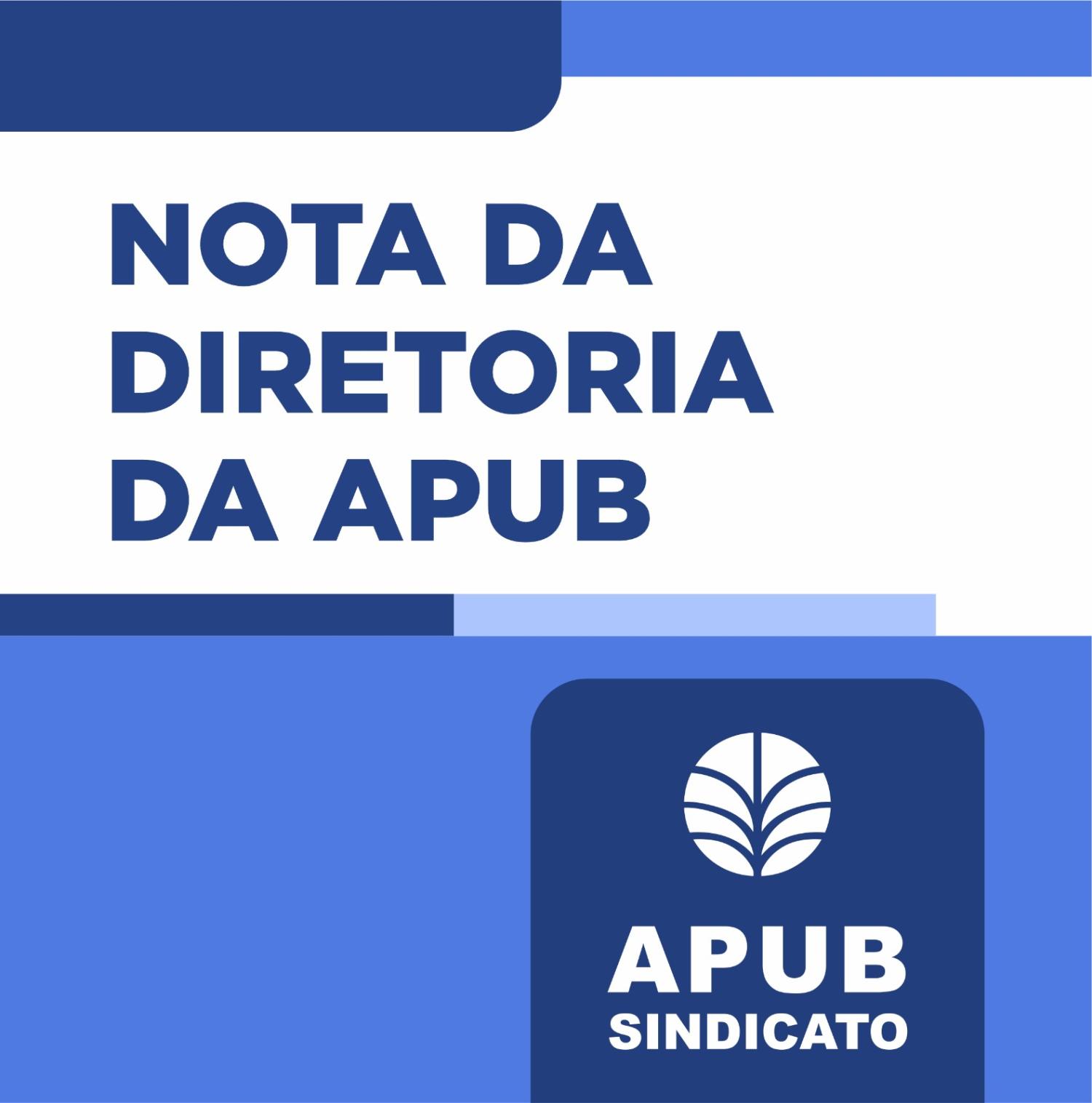 Nota da Diretoria da Apub sobre a Assembleia Geral da UFBA, ocorrida no dia 6 de junho