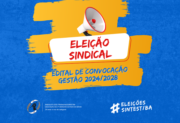 SINTEST convoca eleições para a gestão 2024/2028