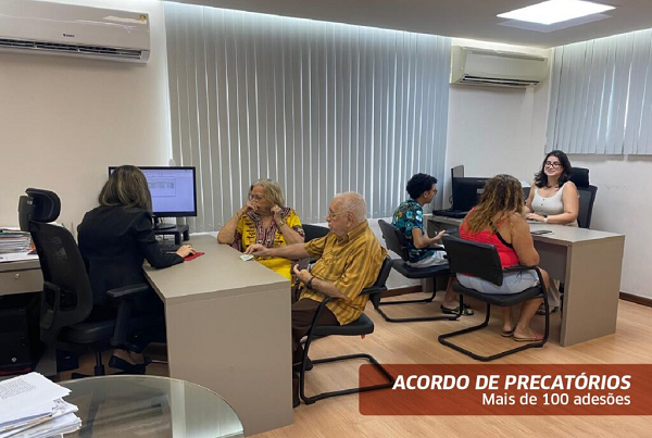 Jurídico já realizou mais de 100 adesões do acordo de precatórios