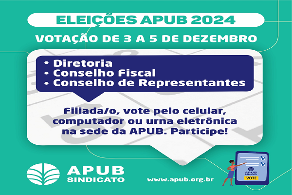 Eleições APUB: Veja o passo a passo de como votar