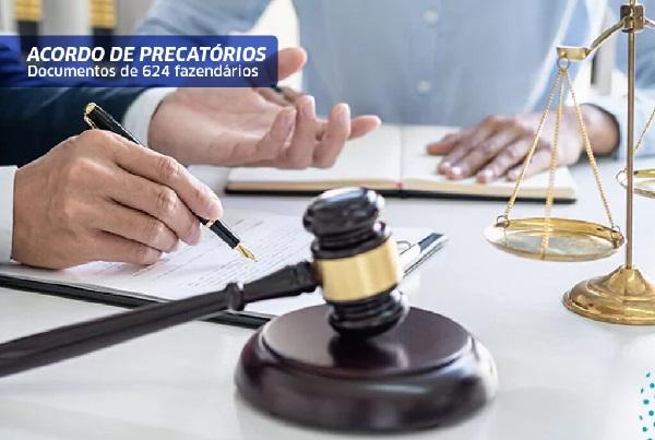 Jurídico recepciona documentos de 624 fazendários para acordos de precatórios