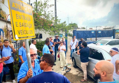 Sindae realiza ato em Candeias contra práticas abusivas na gestão da Unidade Regional