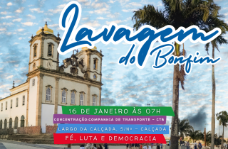 CUT Bahia convoca trabalhadores para a Lavagem do Bonfim 2025