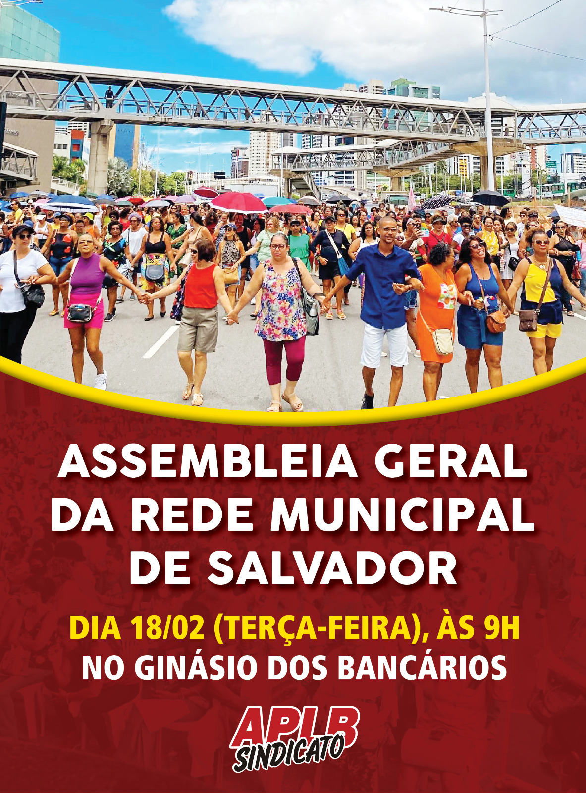 APLB convoca Rede Municipal de Salvador para Assembleia Geral